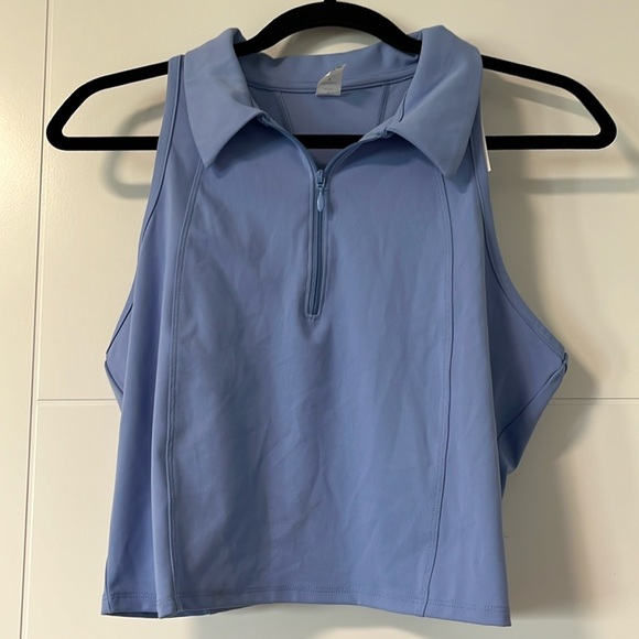 Cropped Golf Polo Tank Top - Picture 4 of 4